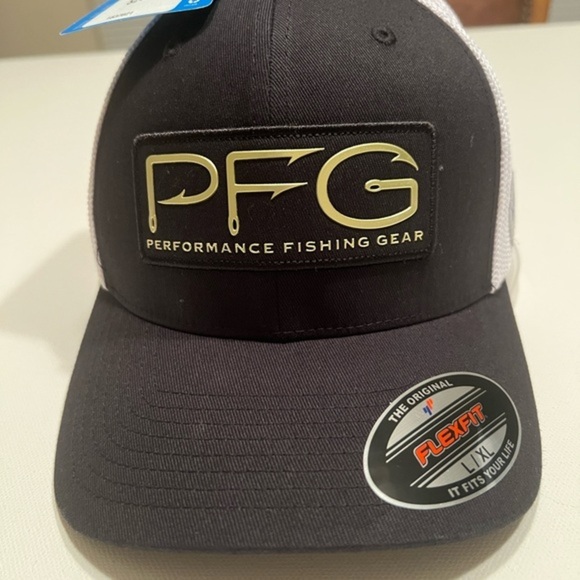 Columbia PFG Performance‎ Fishing Gear Hat Snapback Trucker Style Mesh Size L/XL - Picture 1 of 7